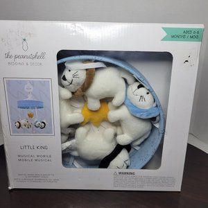 The Peanutshell Safari Little King Lion Musical Crib Mobile for Baby Boys Girls